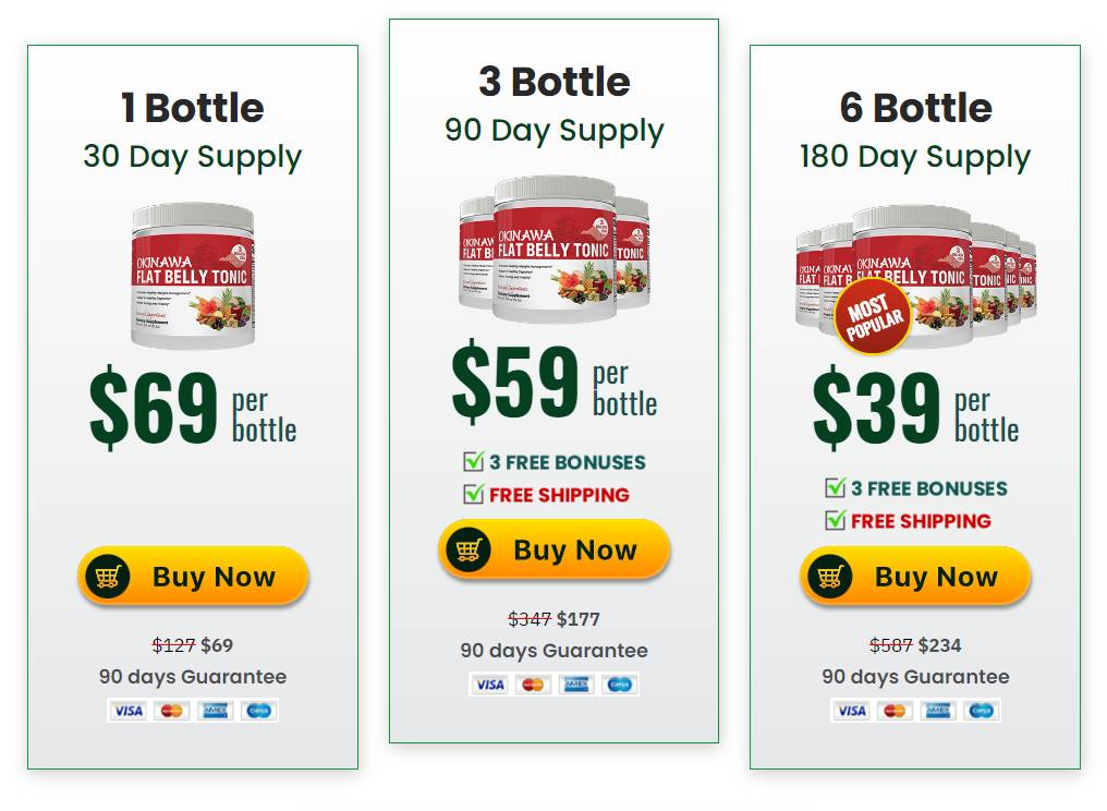 Okinawa Flat Belly Tonic Best Price